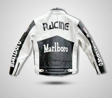 Load image into Gallery viewer, Motorcycle Racing Cowhide Vintage Marlboro Leather Jacket